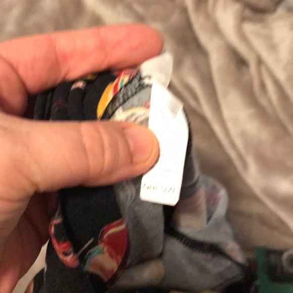 2 pairs LLR leggings, EUC, OS, music themes - Picture 4 of 5